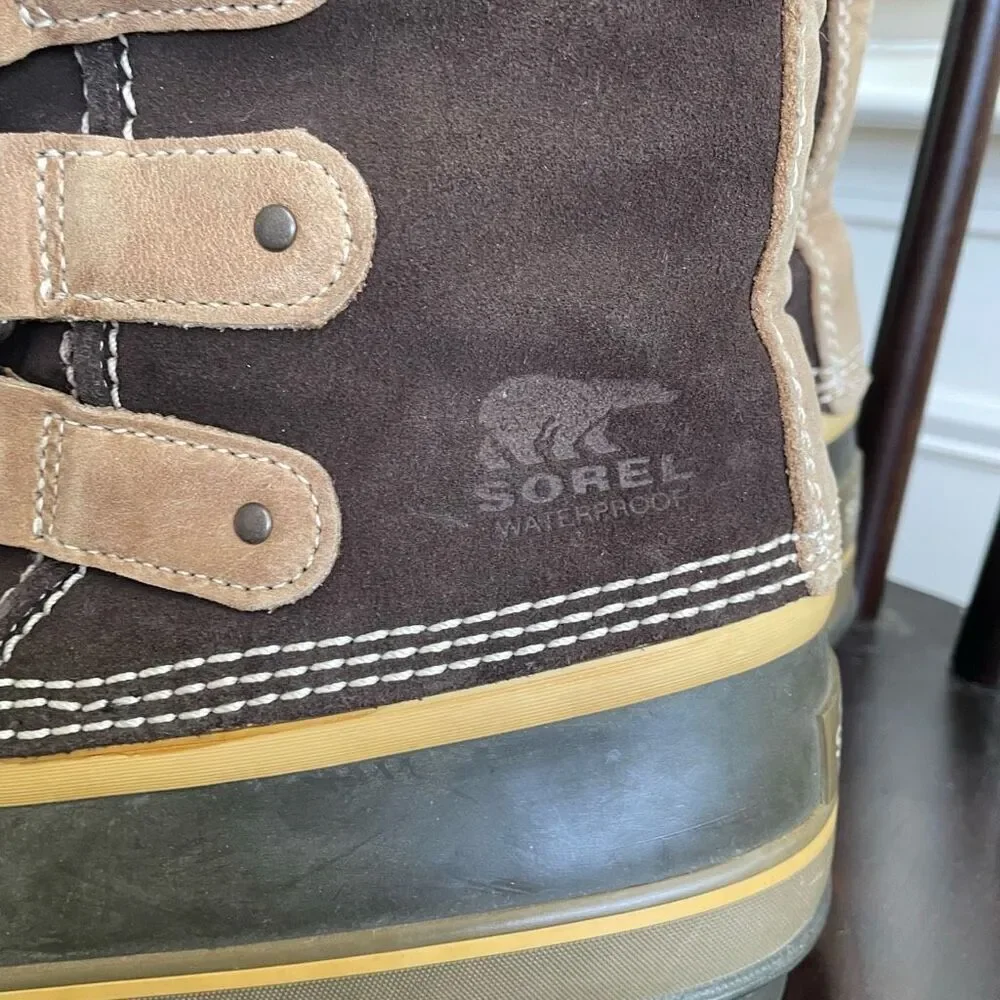 Sorel Joan of Arctic Waterproof Winter Snow Boot Quarry Faux Fur 8